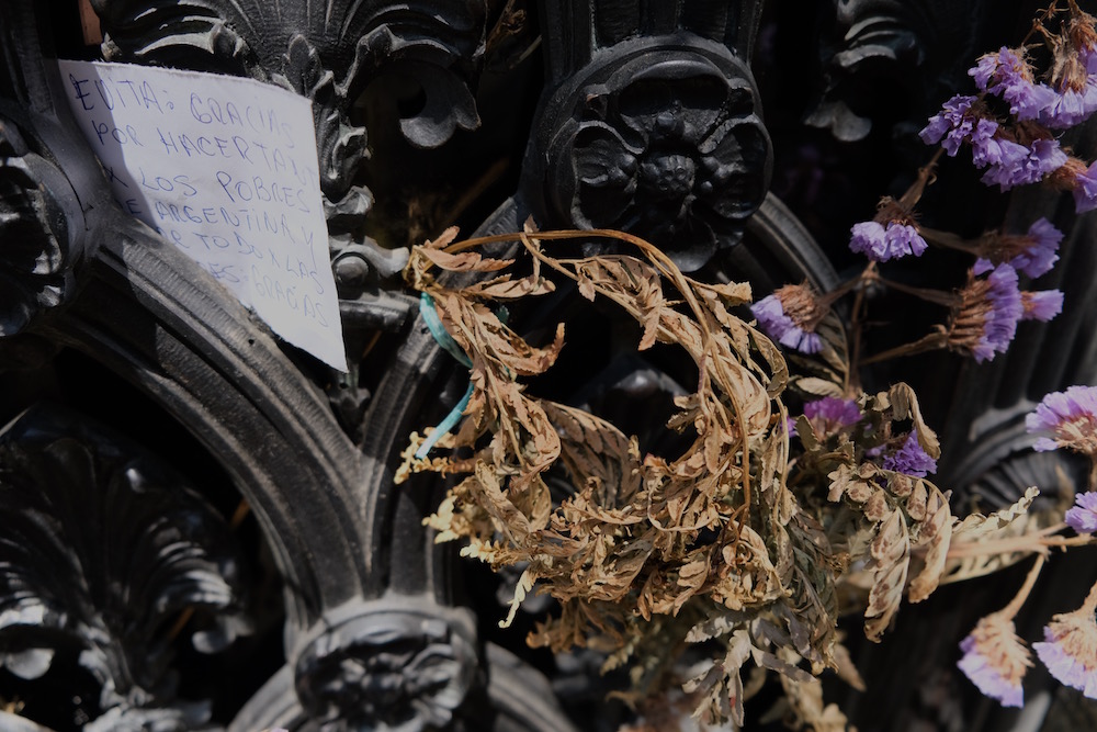 Eva Perón's tomb, Cementerio de la Recoleta